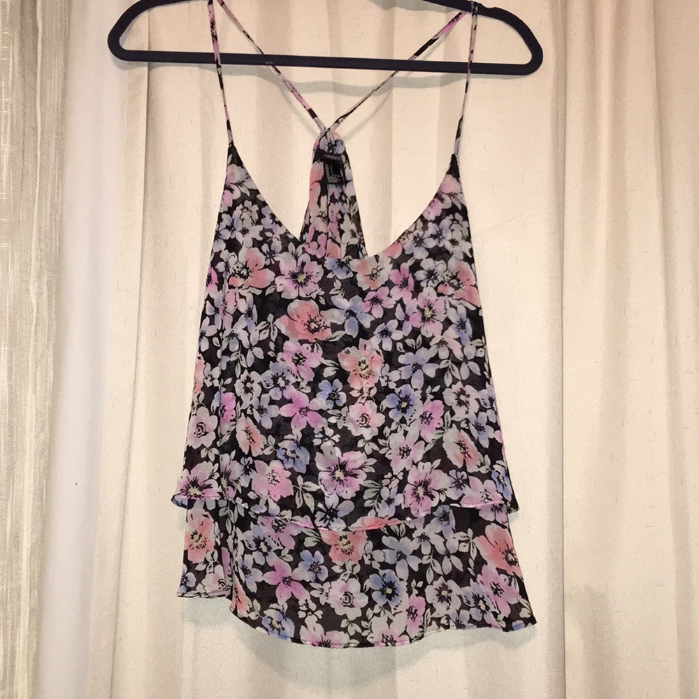 Floral tank top